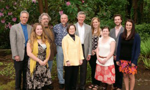 Kent Swanson Sr. and Trish Swanson with their family Kent Swanson Sr. and Trish Swanson with their family